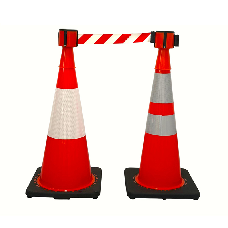 Summus Elasticitas PVC Aenean Salutis Cone cum Libitum Segment Purgamentum Base ad omnes-Tempestas Road Imperium et DISCRIMEN LOGINQUITAS