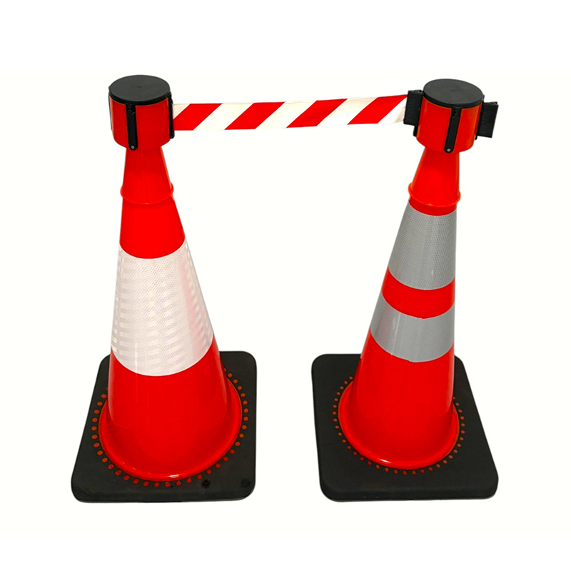 Summus Elasticitas PVC Aenean Salutis Cone cum Libitum Segment Purgamentum Base ad omnes-Tempestas Road Imperium et DISCRIMEN LOGINQUITAS