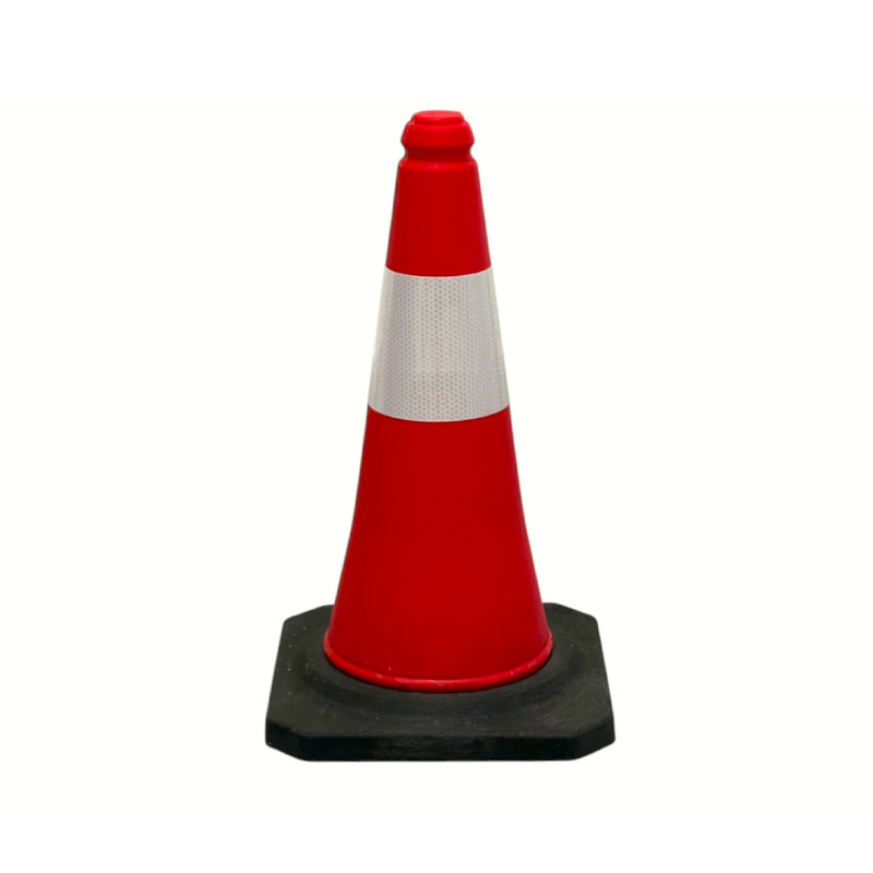 50/75/100cm High-Visibilitas PE Reflective Negotiationis Salutis Cone ad Road Management