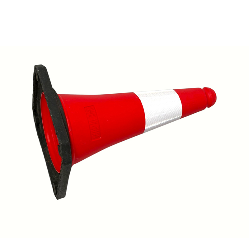 50/75/100cm High-Visibilitas PE Reflective Negotiationis Salutis Cone ad Road Management