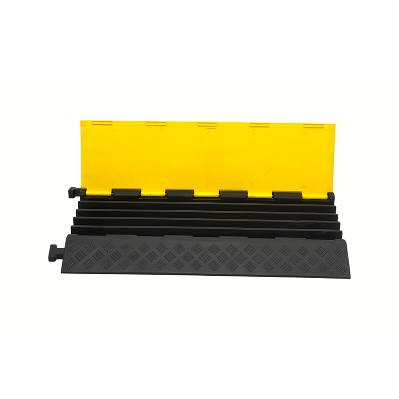 Summus Load-ferens capacitatem Purgamentum Base Pvc Flip Cover 5-Canale Gravis Officium Cable Protectoris