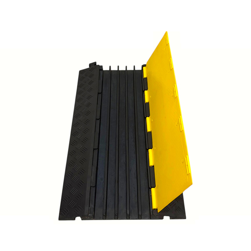 Summus Load-ferens capacitatem Purgamentum Base Pvc Flip Cover 5-Canale Gravis Officium Cable Protectoris