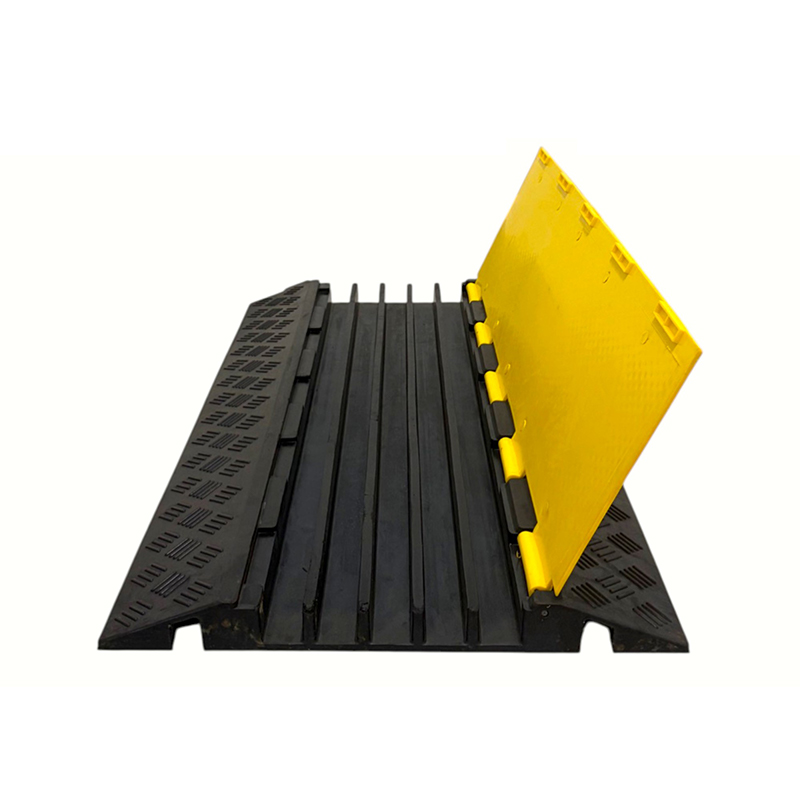 Summus Load-ferens capacitatem Purgamentum Base Pvc Flip Cover 5-Canale Gravis Officium Cable Protectoris