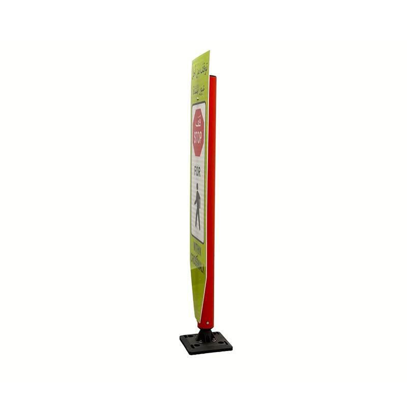 Flexibile Traffic Delineator Sign Board cum Impact-repugnans elastica Base
