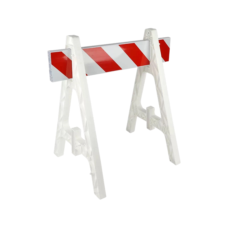 Plastic A-Frame Barricade cum Reflective Crossbars