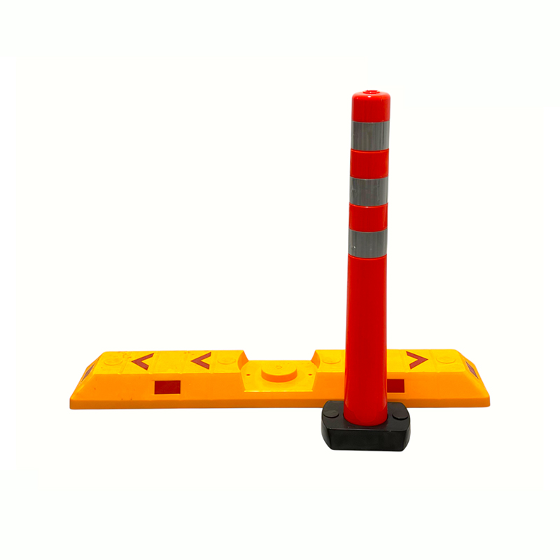 Modularis flexibilis Delineator Post cum Traffic Lane Separator Freno