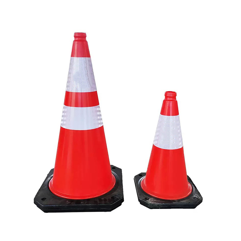 Integrated HDPE Plastic Traffic Cone with Top Palpate Hole