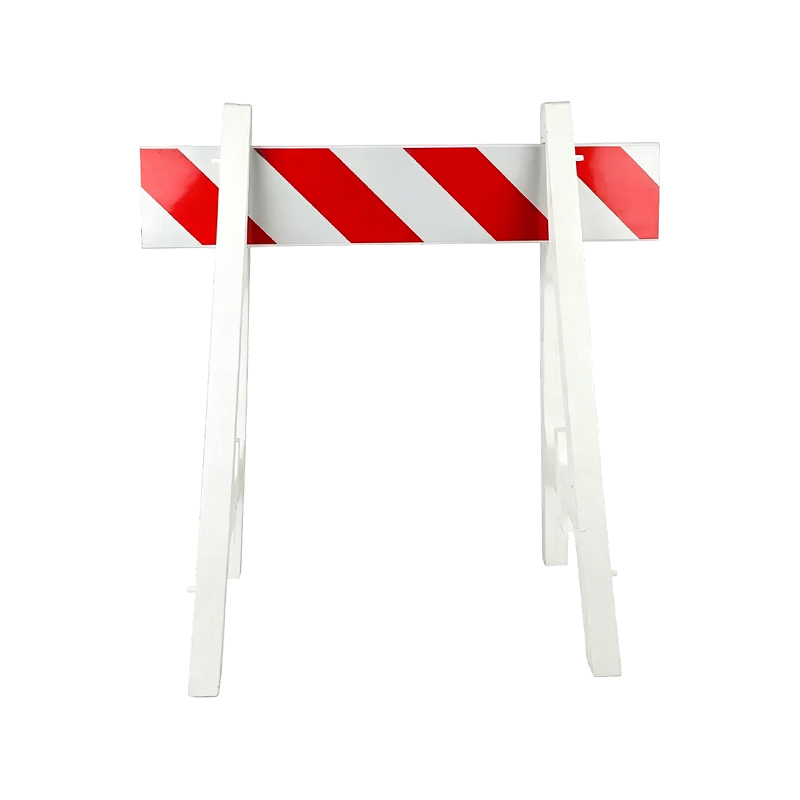 Plastic A-Frame Barricade cum Reflective Crossbars