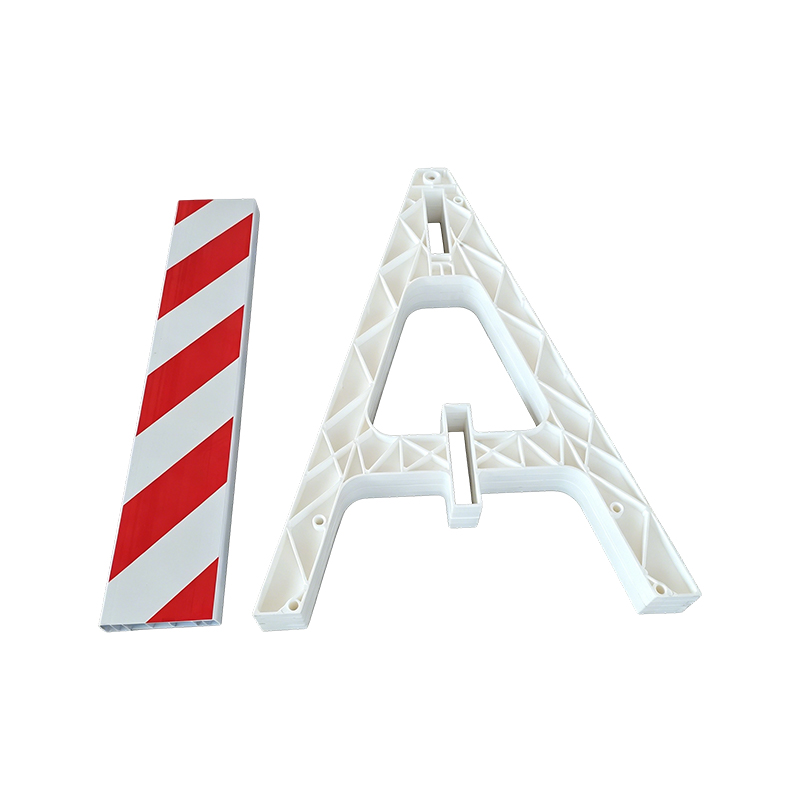 Plastic A-Frame Barricade cum Reflective Crossbars