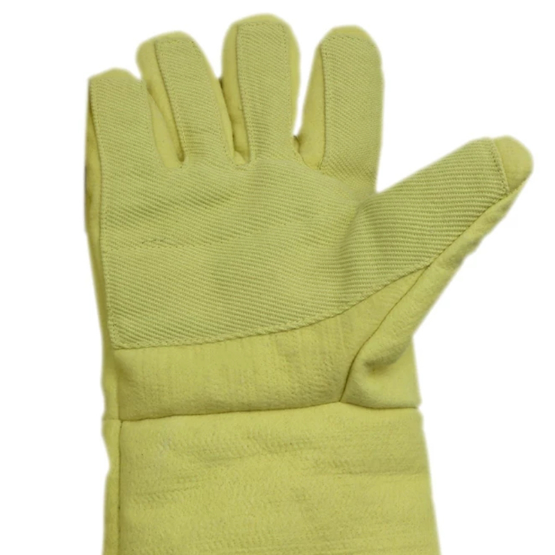 500°C Caloris resistens Aramid 1414 Densa texta Gloves