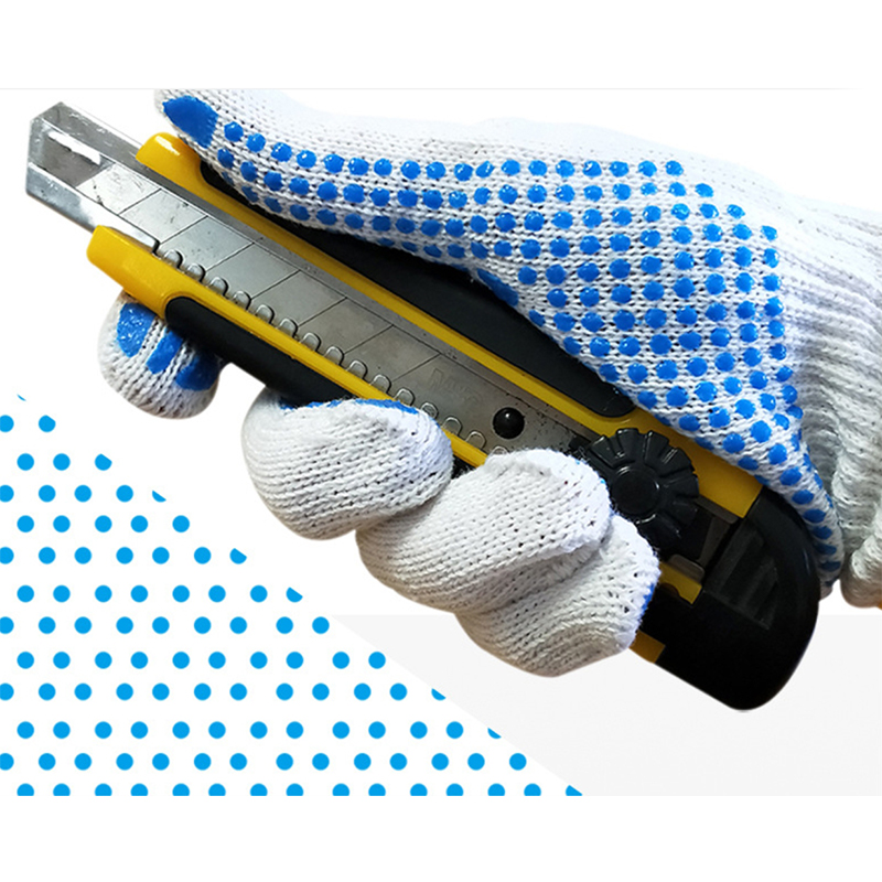 Plastic Dotted Cotton Yarn Opus Gloves