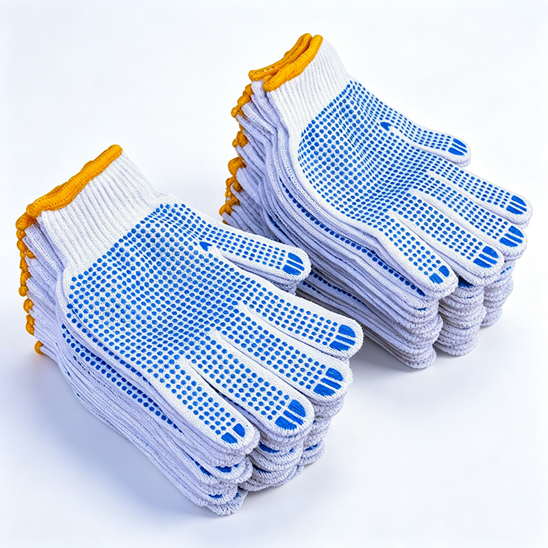Plastic Dotted Cotton Yarn Opus Gloves