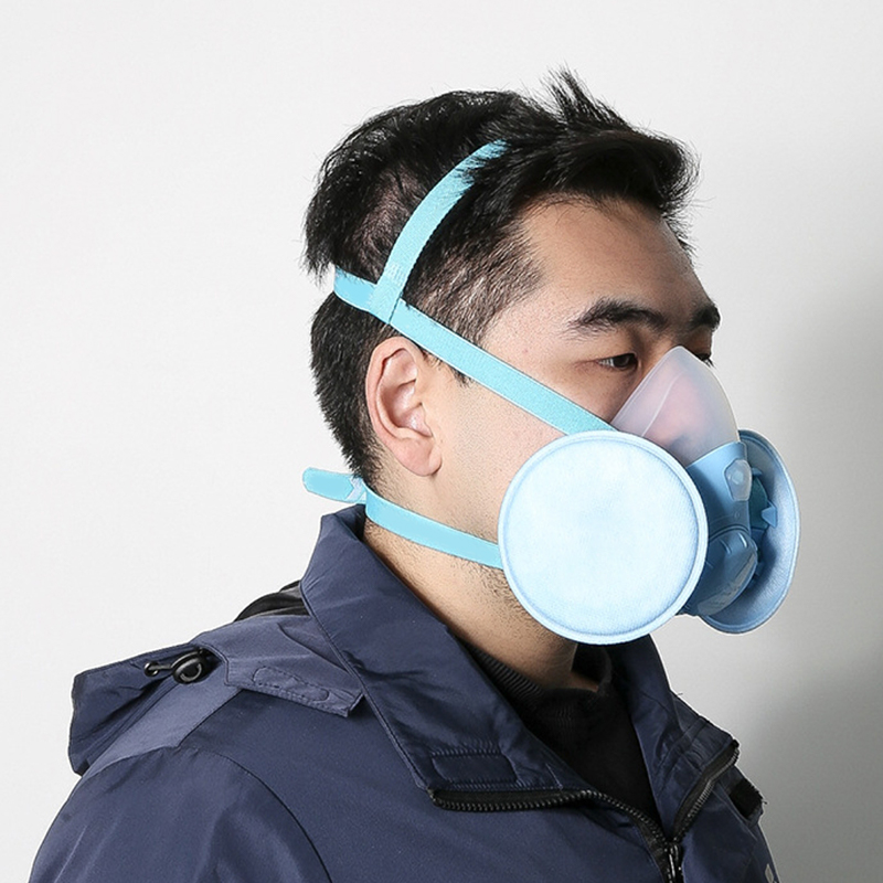 Dual Filter Silicone Gas Mask