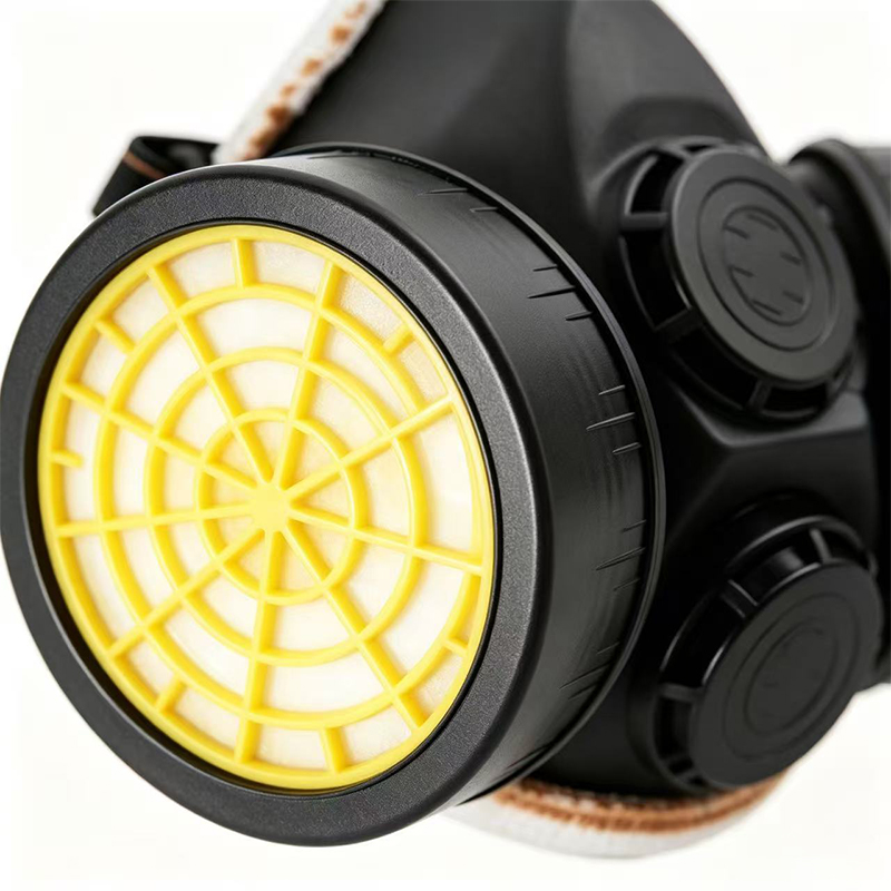 Dual Filter TPR Non powered Air-purgans Respirator