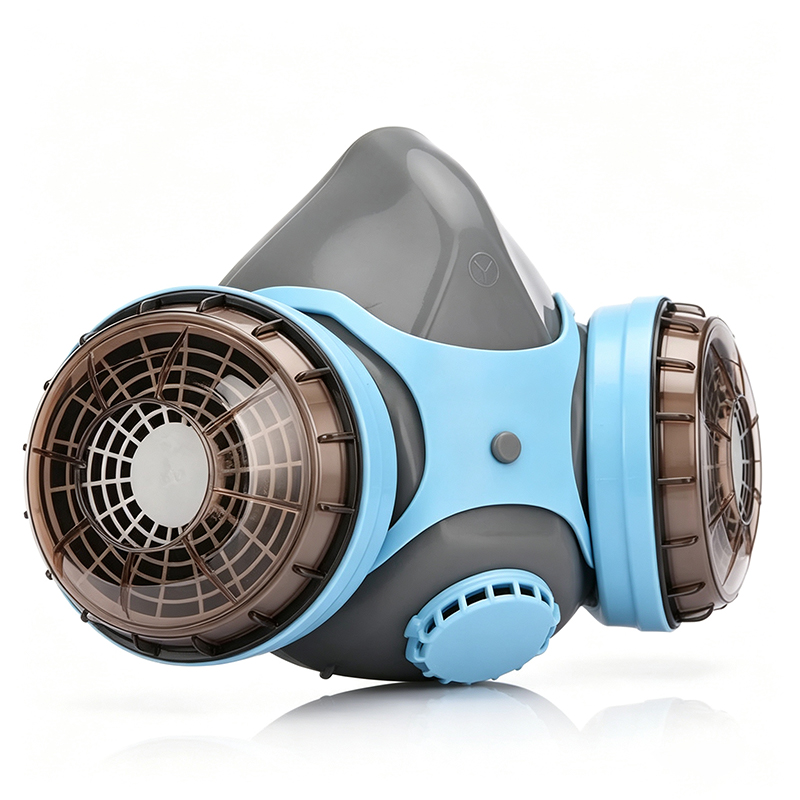 Non powered Air-purifying Food Grade Silicone Respirator