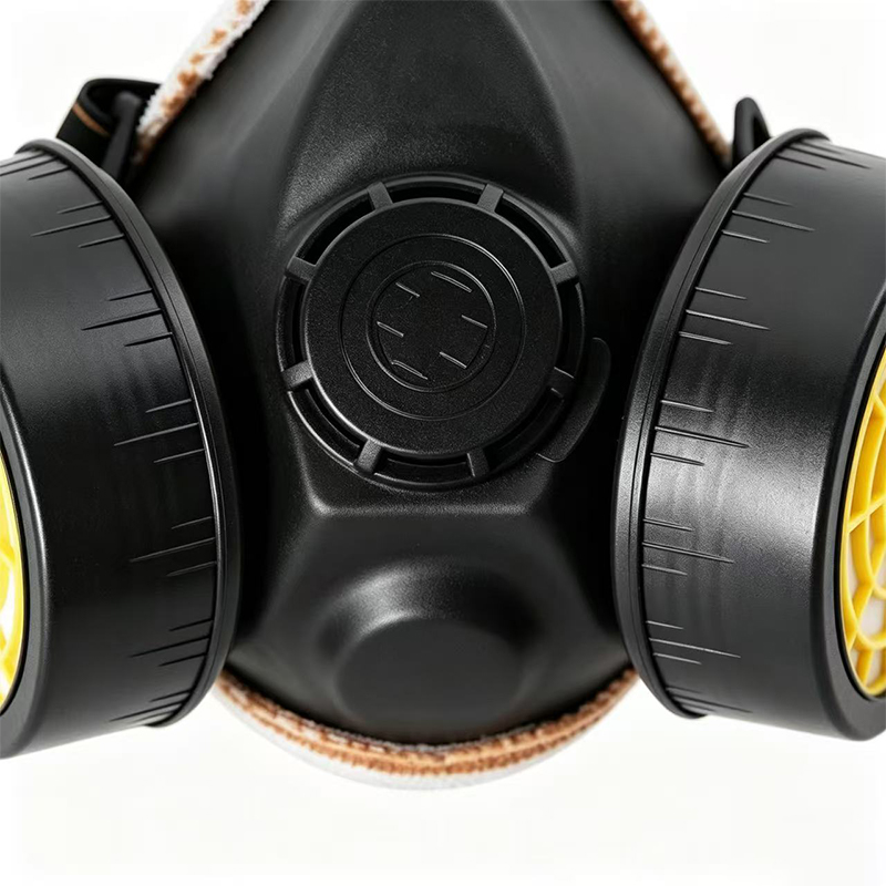 Dual Filter TPR Non powered Air-purgans Respirator