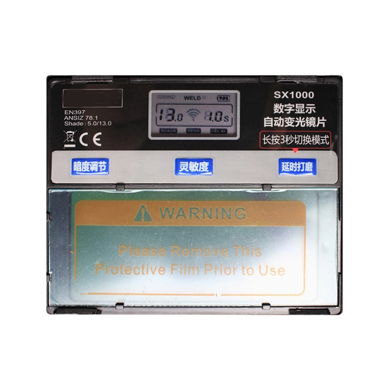 Solaris Auto-darkening Digital Welding galeam cum Tactus Screen Imperium