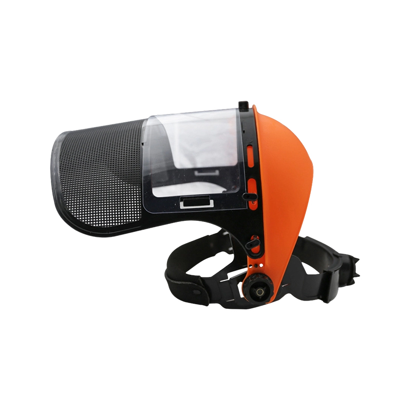 Dual-clypeus PVC et Mesh Forestry & Mowing Safety Visor