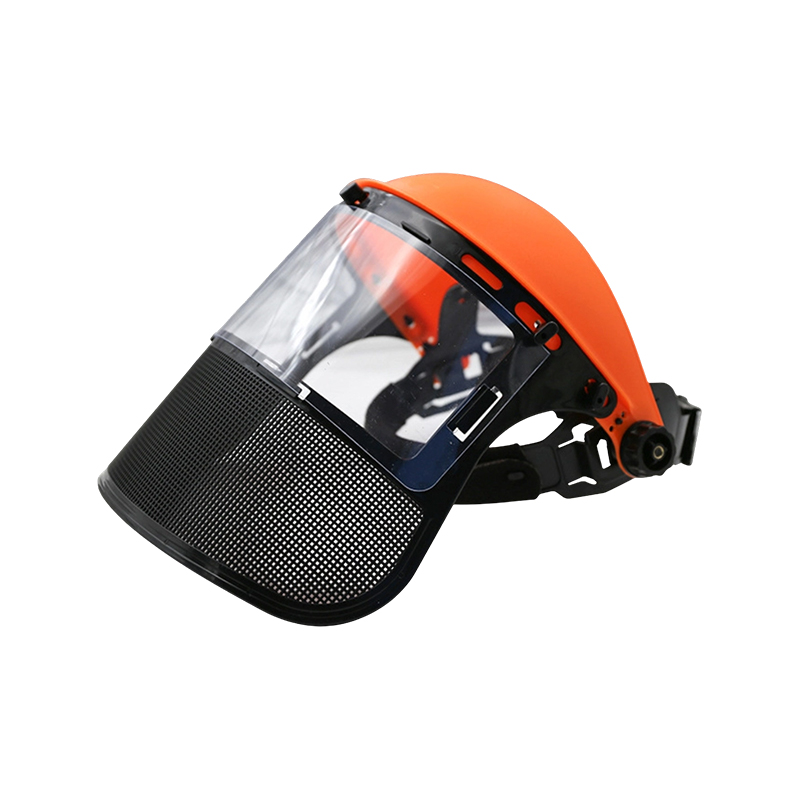 Dual-clypeus PVC et Mesh Forestry & Mowing Safety Visor
