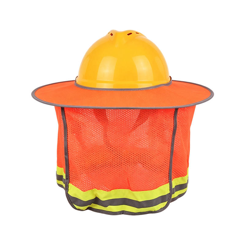Plena Brim High-Visibilitas Sunshade cum Mesh collum protectorem