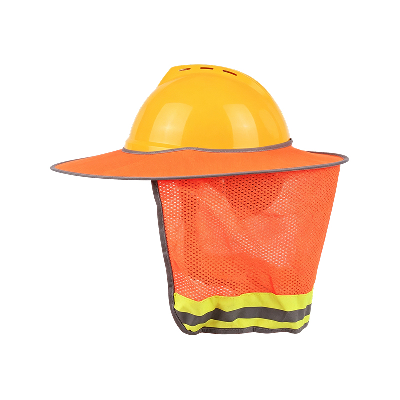Plena Brim High-Visibilitas Sunshade cum Mesh collum protectorem