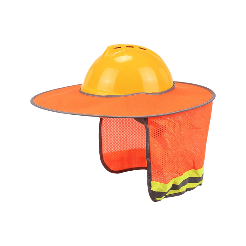 Plena Brim High-Visibilitas Sunshade cum Mesh collum protectorem