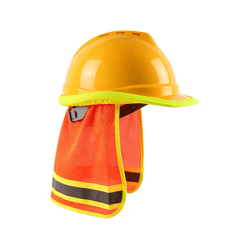 Summus Visibilitas Mesh Sunshade ad Safety galeas