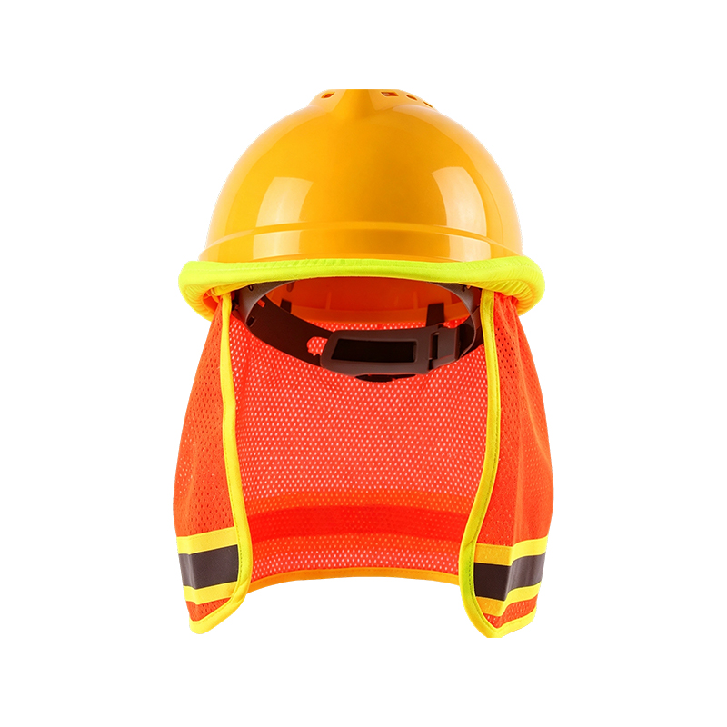 Summus Visibilitas Mesh Sunshade ad Safety galeas