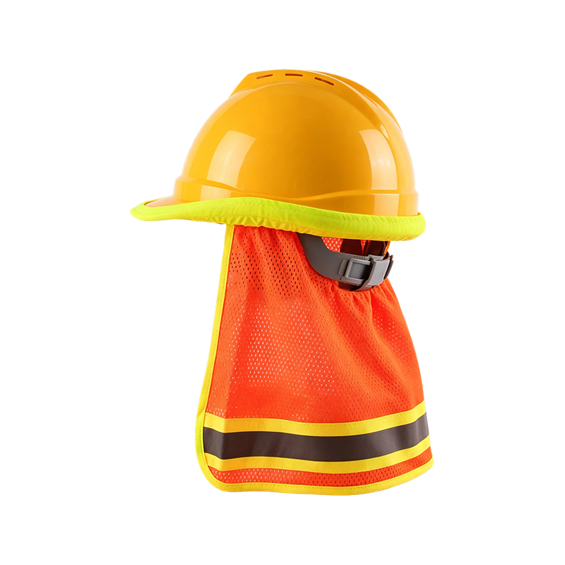 Summus Visibilitas Mesh Sunshade ad Safety galeas
