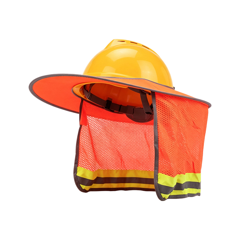 Plena Brim High-Visibilitas Sunshade cum Mesh collum protectorem