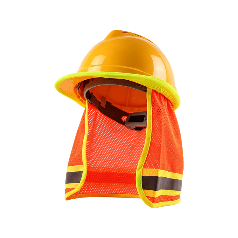 Summus Visibilitas Mesh Sunshade ad Safety galeas