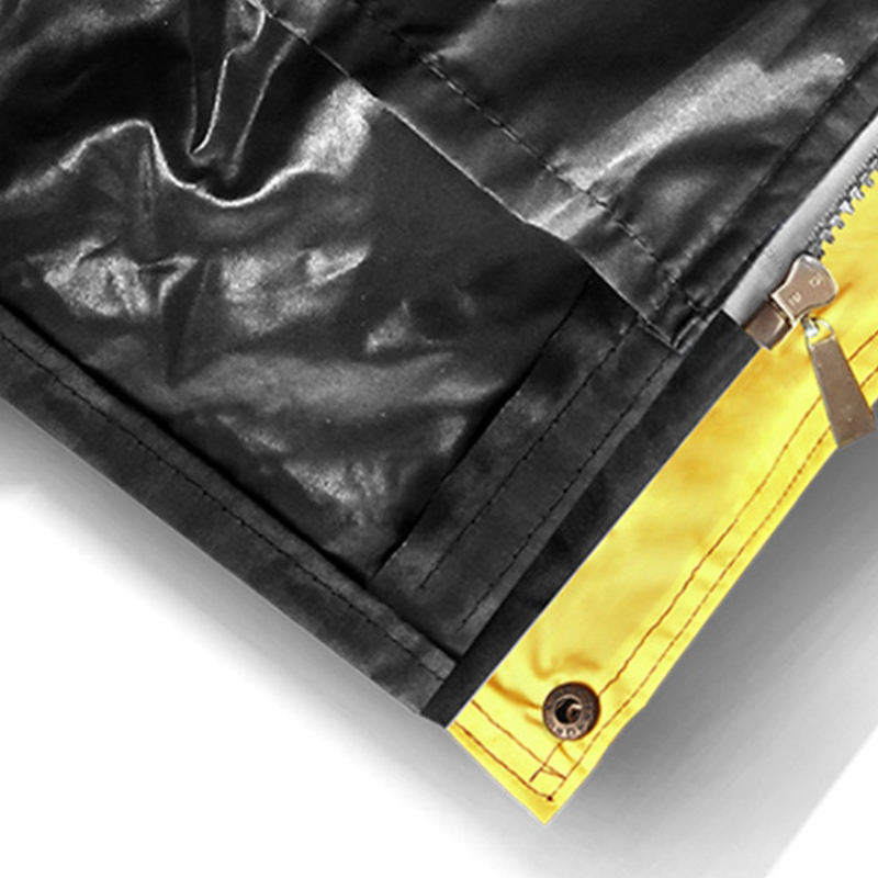 Dual-Laer PVC Reflective Safety Raincoat