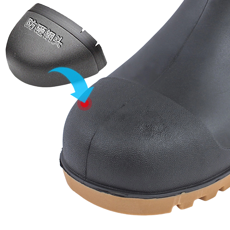 Black Frosted Steel Toe PVC Nubila Tabernus