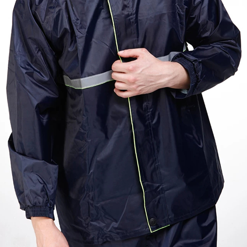 Crassitudine Single-Laer Reflective Safety Raincoat