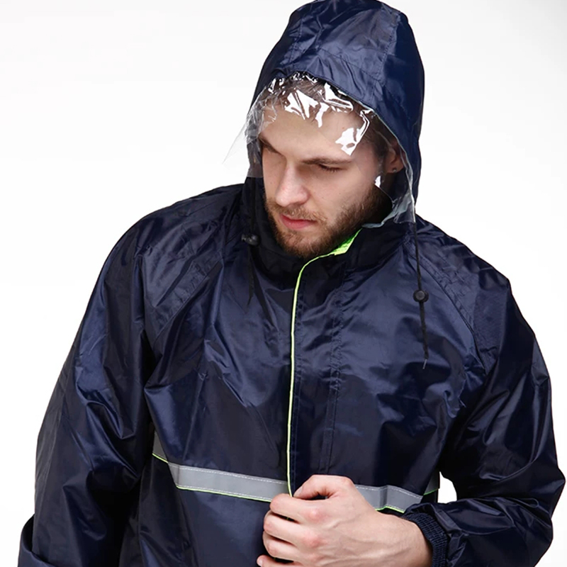 Crassitudine Single-Laer Reflective Safety Raincoat