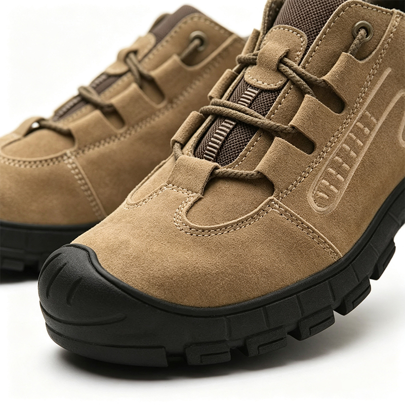 Kevlar Anti-Punctura Purgamentum Suede Safety Shoes