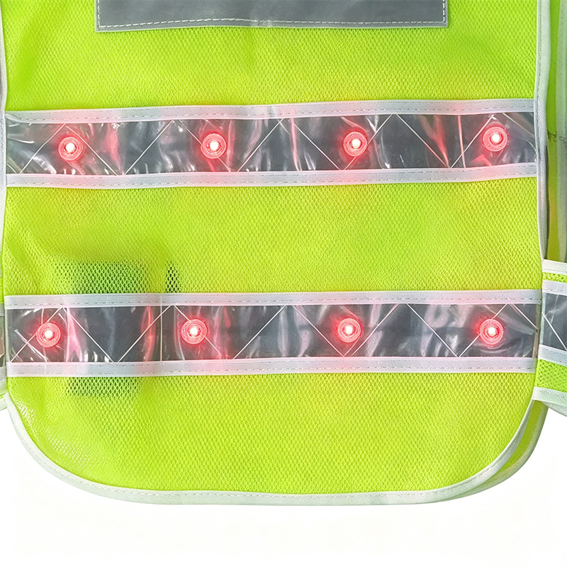 Active Illuminated LED Reflective Safety Vestis
