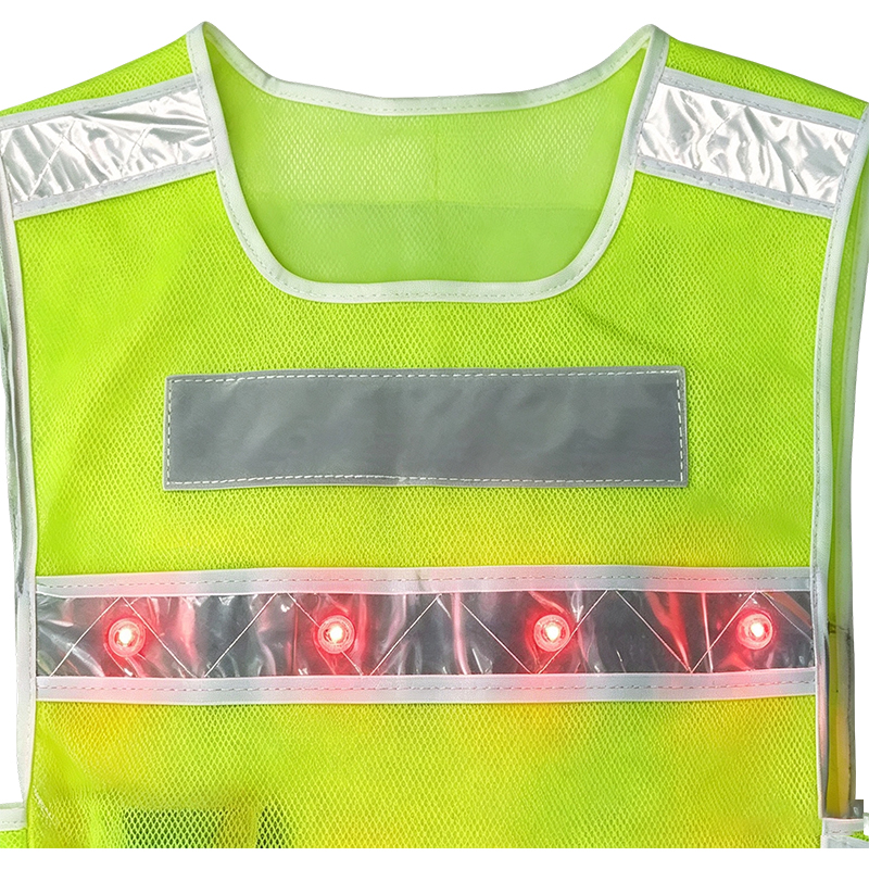 Active Illuminated LED Reflective Safety Vestis