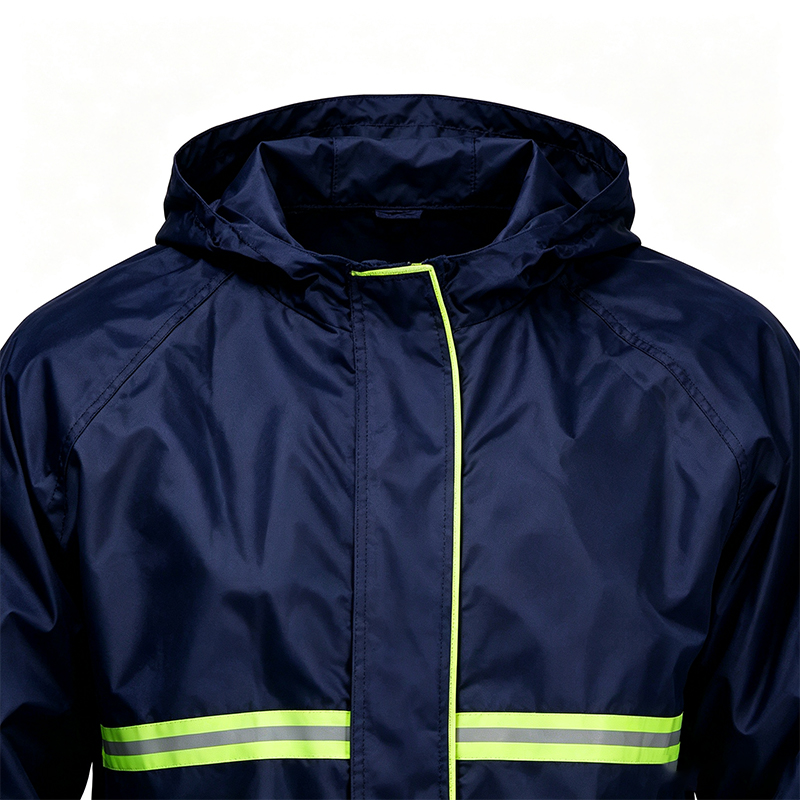 Summus Visibilitas Single Stratum Reflective Raincoat