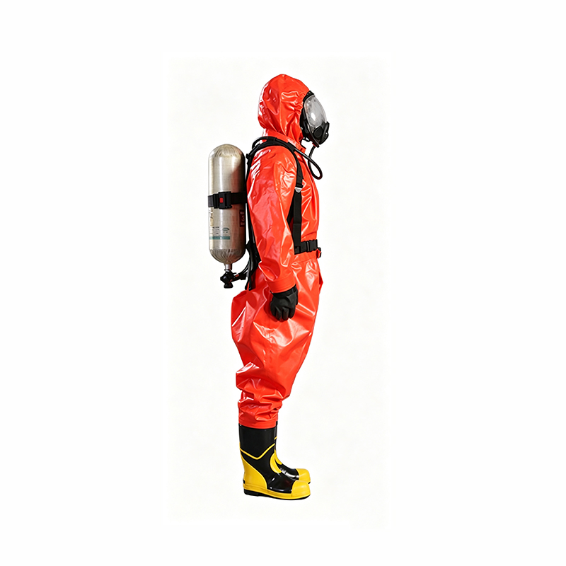 Respirator Type Semi-inclusum Chemical Protective Suit