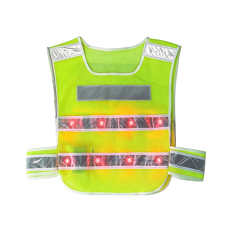 Active Illuminated LED Reflective Safety Vestis